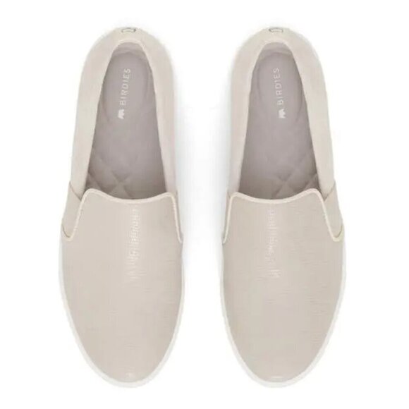 Birdies Swift Embossed Leather Suede Slip-On Sneakers - Picture 1 of 9